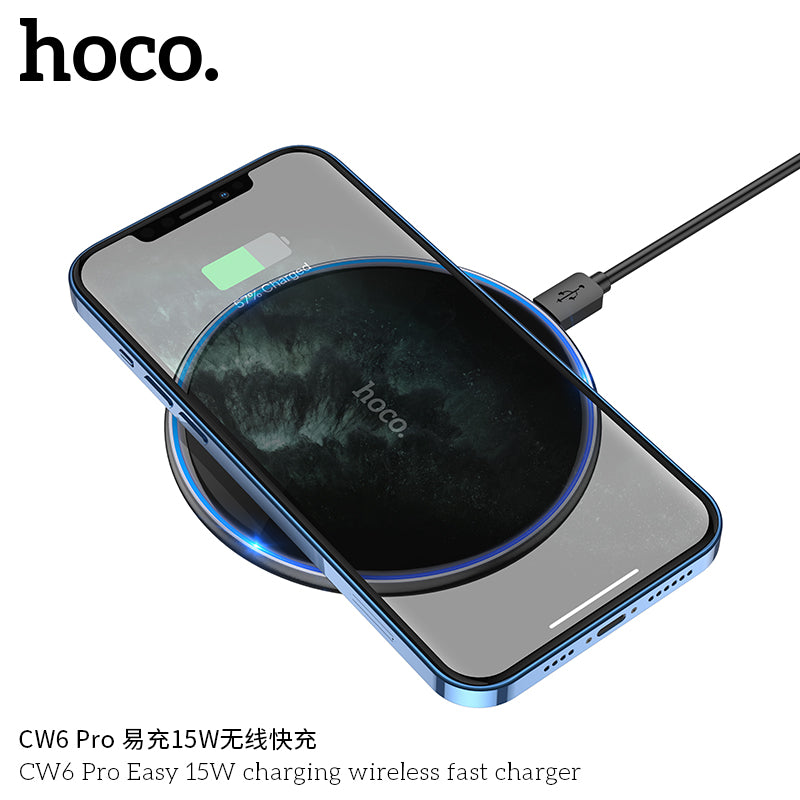 CW6 Pro Easy 15W charging wireless fast charger
