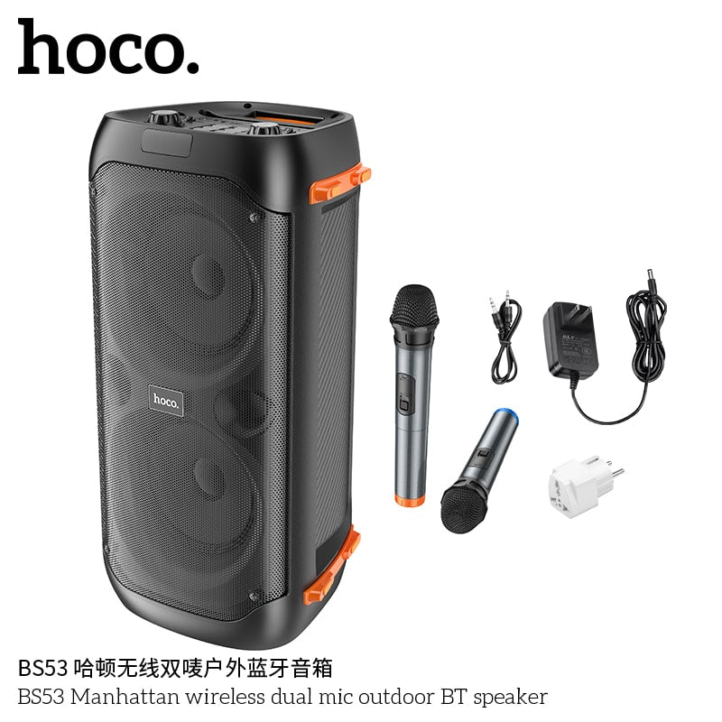BS53 Manhattan wireless dual mic outdoor BT speaker(US/EU)