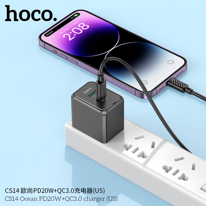 CS14 Ocean PD20W+QC3.0 charger(US)