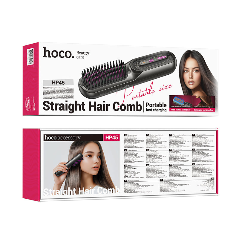 HP45 Heating straight hair comb