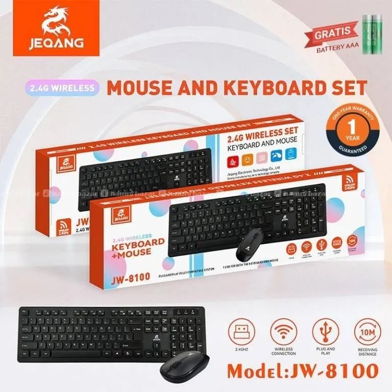 Jeqang mouse and keyboard set JW-8100