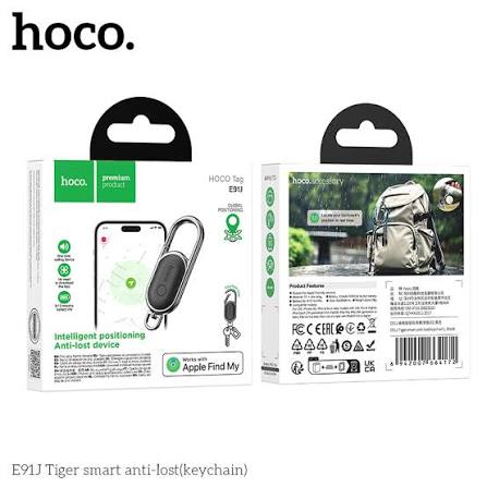 HOCO E91J Smart Keychain Tracker (Apple Find My)