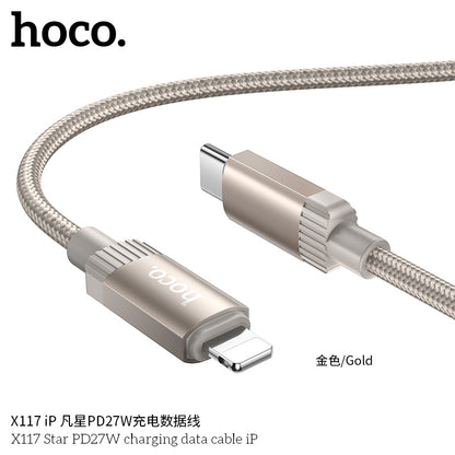 X117 Star PD27W charging data cable iP