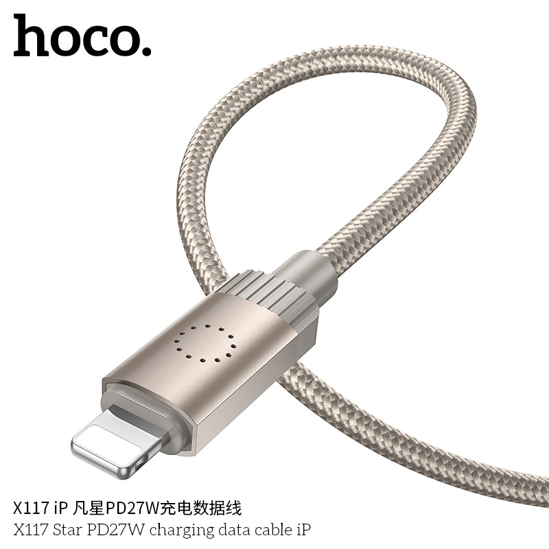 X117 Star PD27W charging data cable iP