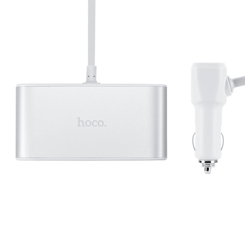 Z13 LCD one-pull-three car charger