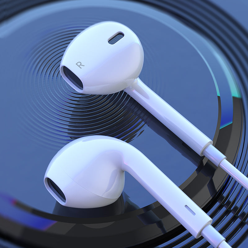 M101 Crystal joy wire-controlled earphones with microphone