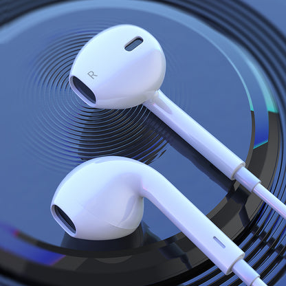 M101 Crystal joy wire-controlled earphones with microphone