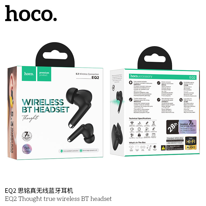 EQ2 Thought true wireless BT headset