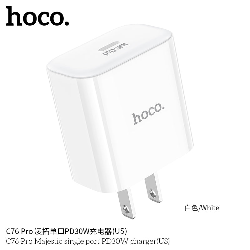 C76 Pro Majestic single port PD30W charger(US)