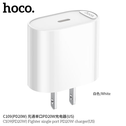 C109(PD20W) Fighter single port PD20W charger(US)