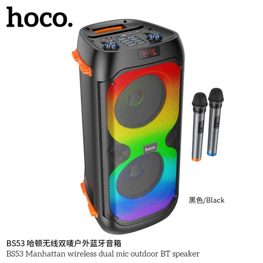 BS53 Manhattan wireless dual mic outdoor BT speaker（US/EU）