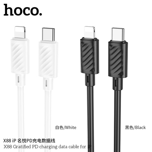 X88 Gratified PD charging data cable for iP (unpackaged)