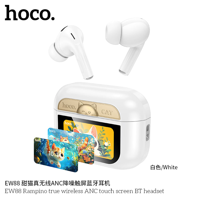 EW88 Rampino true wireless ANC touch screen BT headset