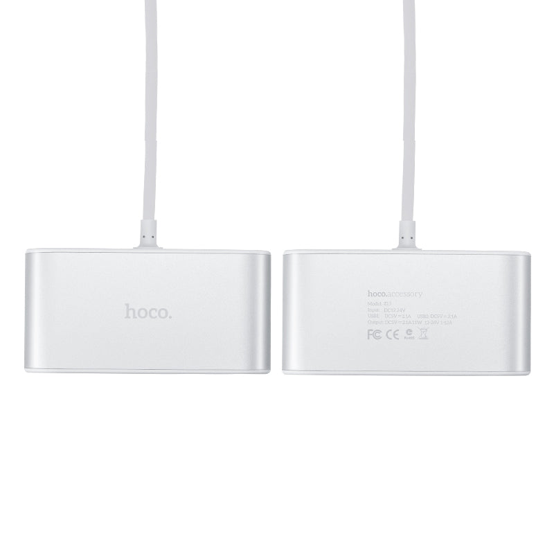 Z13 LCD one-pull-three car charger