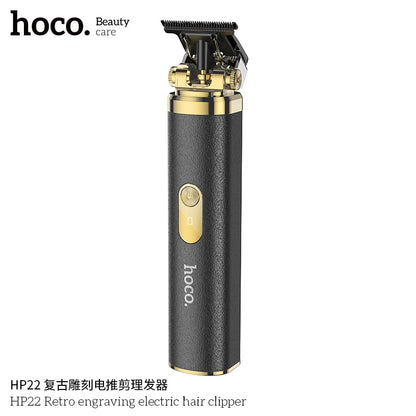 HP22 Retro engraving electric hair clipper