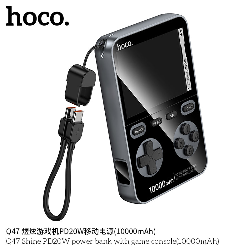Q47 Shine PD20W power bank with game console(10000mAh)