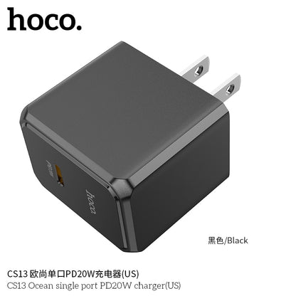 CS13 Ocean single port PD20W charger(US)