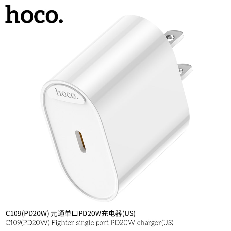 C109(PD20W) Fighter single port PD20W charger(US)