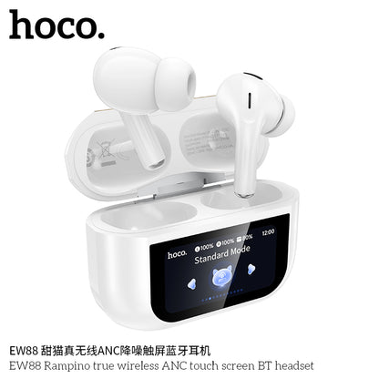 EW88 Rampino true wireless ANC touch screen BT headset