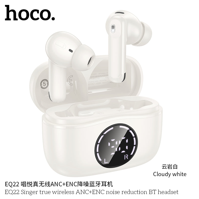 EQ22 Singer true wireless ANC+ENC noise reduction BT headset