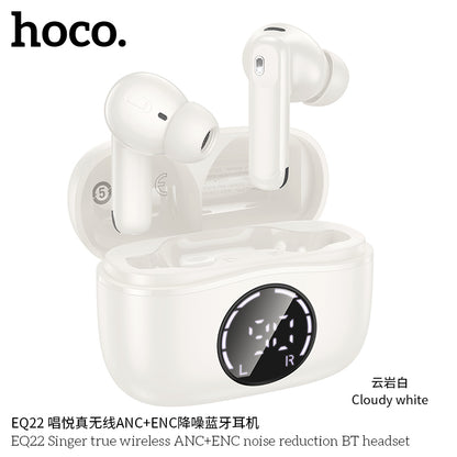 EQ22 Singer true wireless ANC+ENC noise reduction BT headset