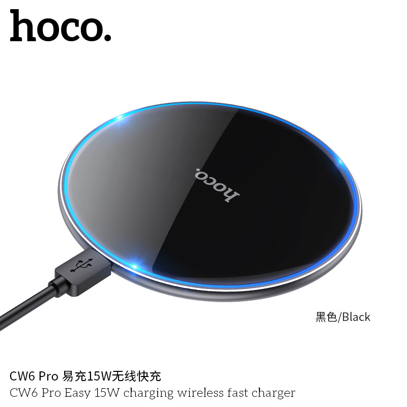 CW6 Pro Easy 15W charging wireless fast charger