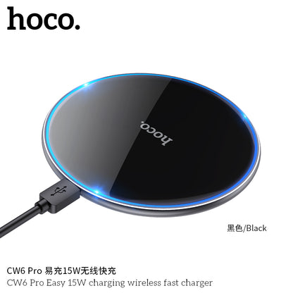 CW6 Pro Easy 15W charging wireless fast charger