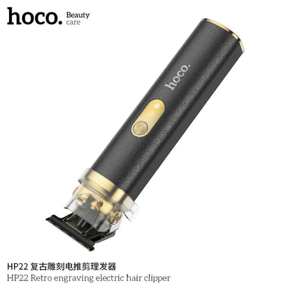 HP22 Retro engraving electric hair clipper