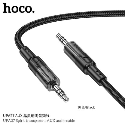 UPA27 Spirit transparent AUX audio cable