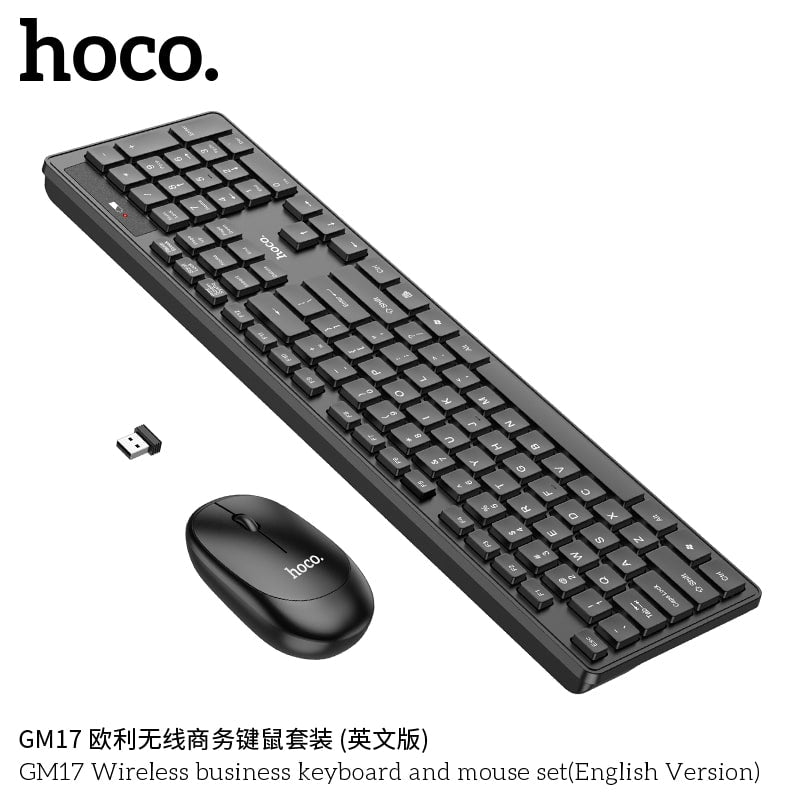 GM17 Wireless business keyboard and mouse set(English Version)