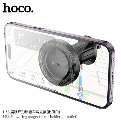 H56 Show ring magnetic car holder(air outlet)
