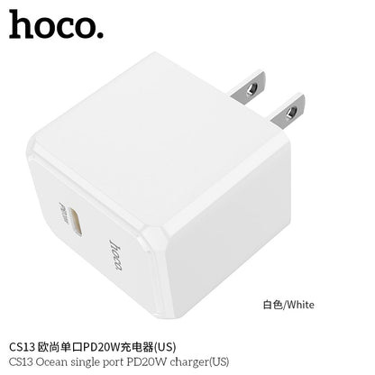 CS13 Ocean single port PD20W charger(US)