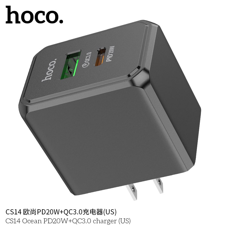 CS14 Ocean PD20W+QC3.0 charger(US)