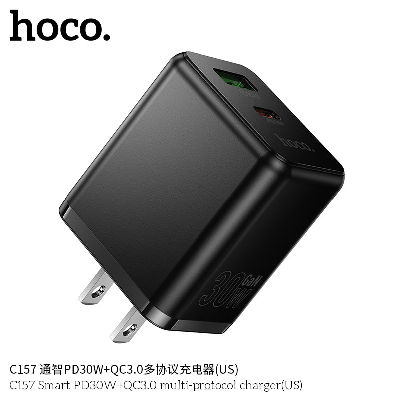 C157 Smart PD30W+QC3.0 multi-protocol charger(US)