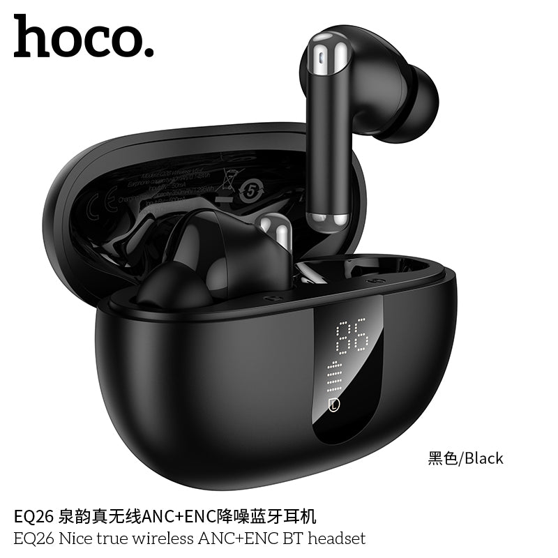 EQ26 Nice true wireless ANC+ENC BT headset