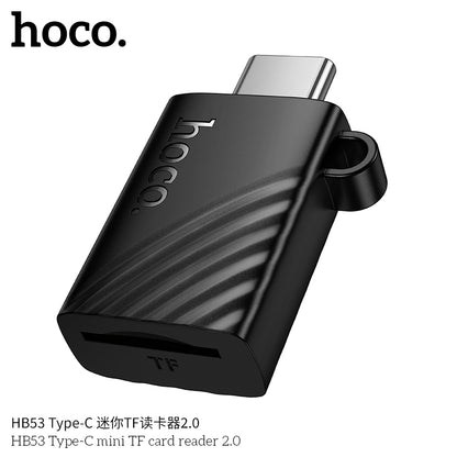 HB53 Type-C mini TF card reader 2.0