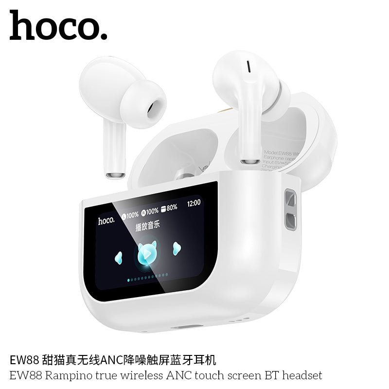 EW88 Rampino true wireless ANC touch screen BT headset