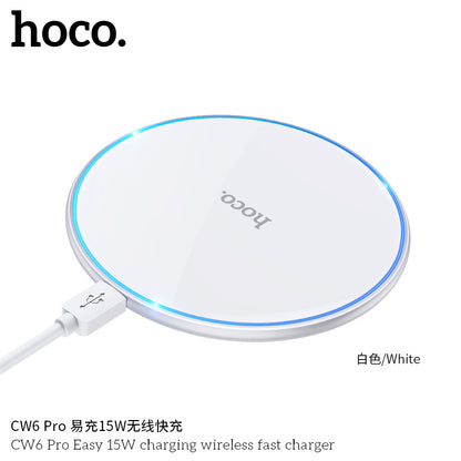 CW6 Pro Easy 15W charging wireless fast charger