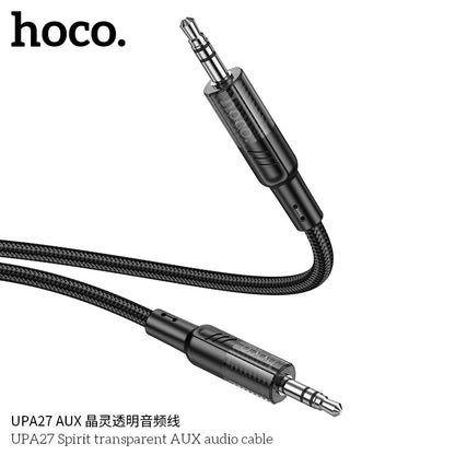 UPA27 Spirit transparent AUX audio cable