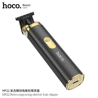 HP22 Retro engraving electric hair clipper