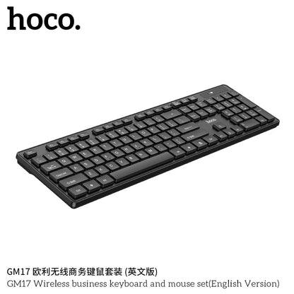 GM17 Wireless business keyboard and mouse set(English Version)