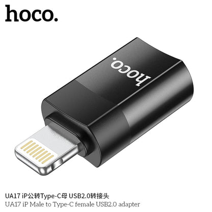 UA17 iP Male to Type-C female USB2.0 adapter