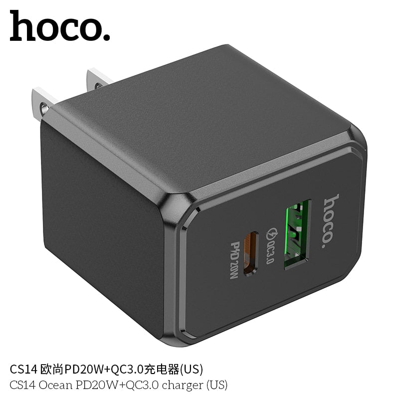 CS14 Ocean PD20W+QC3.0 charger(US)