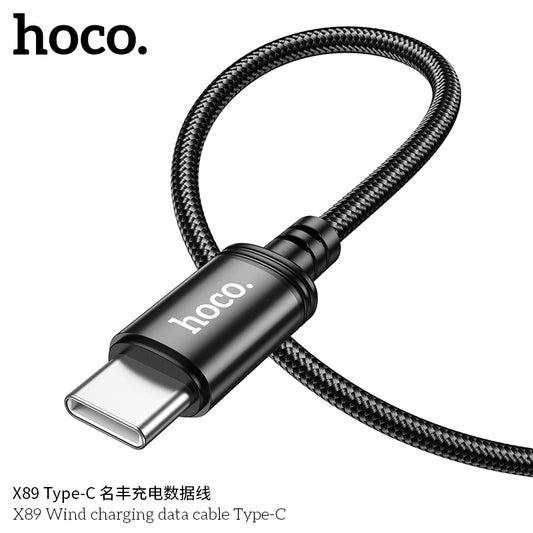 X89 Wind charging data cable Type-C(unpackaged)