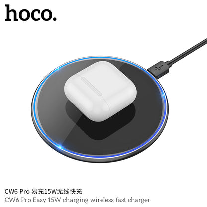 CW6 Pro Easy 15W charging wireless fast charger