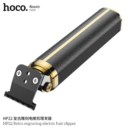 HP22 Retro engraving electric hair clipper