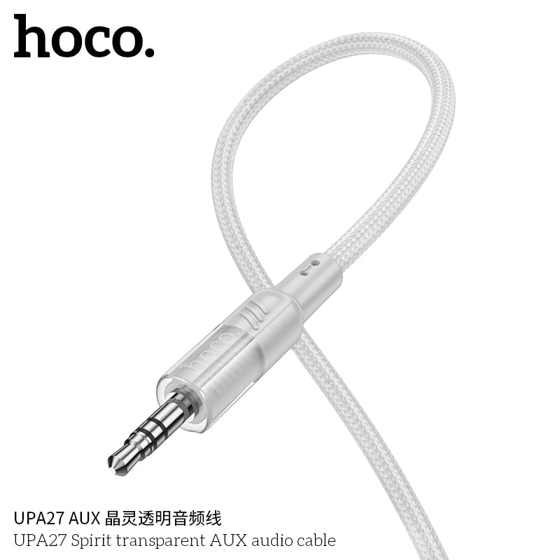 UPA27 Spirit transparent AUX audio cable