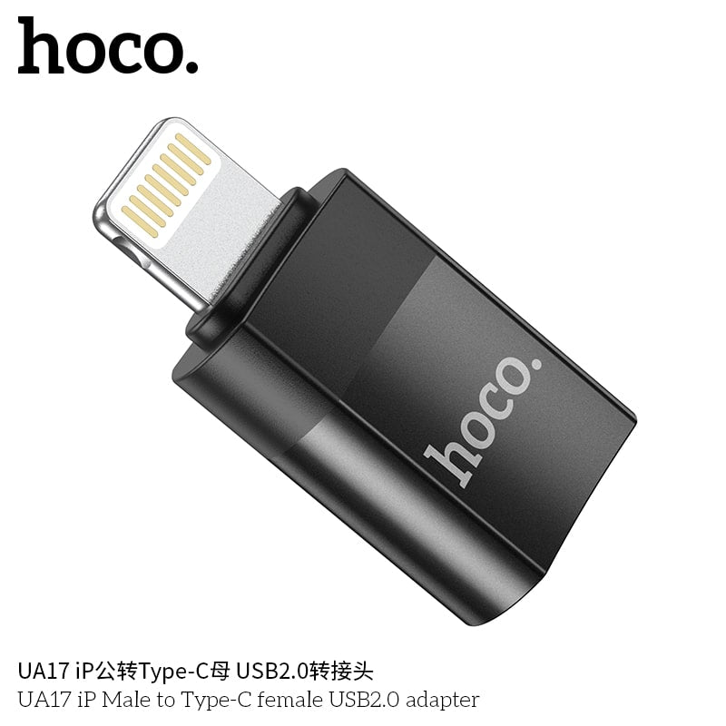 UA17 iP Male to Type-C female USB2.0 adapter