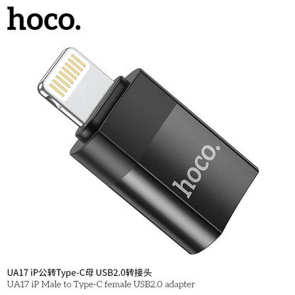 UA17 iP Male to Type-C female USB2.0 adapter