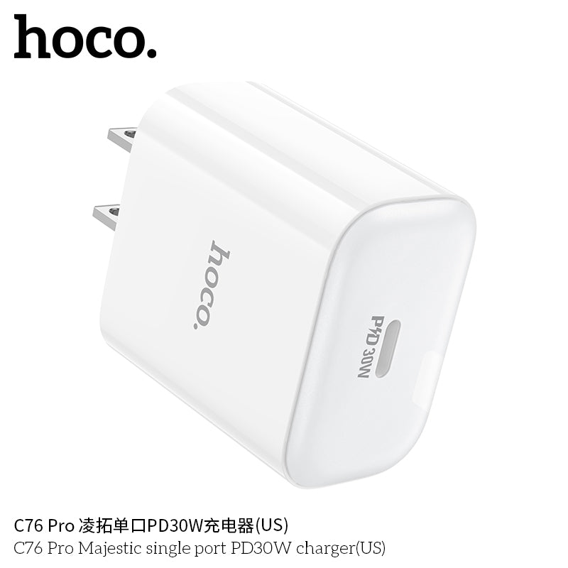 C76 Pro Majestic single port PD30W charger(US)